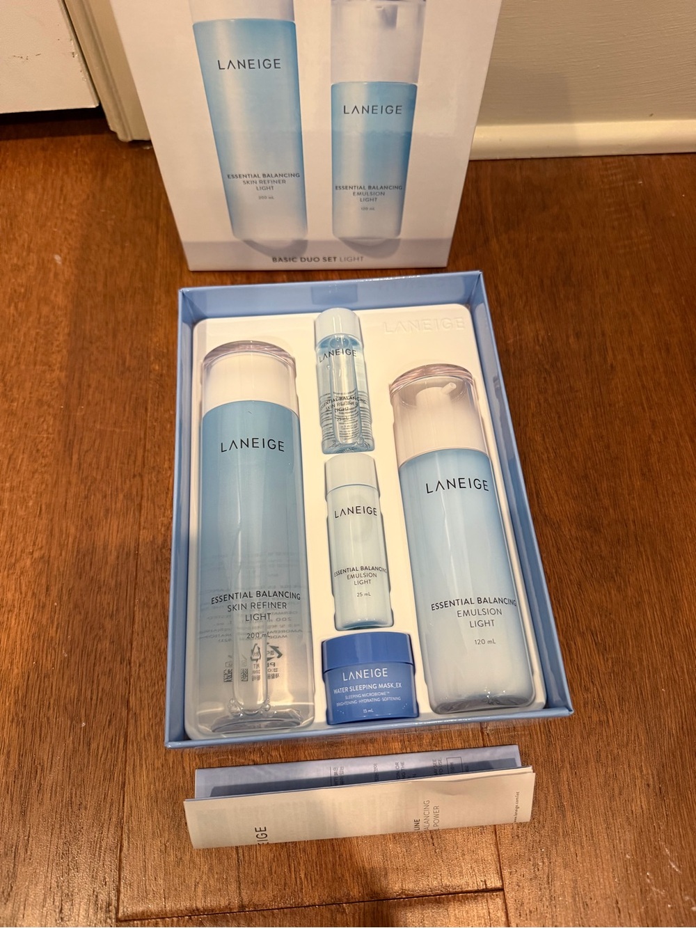 Laneige Essential Balancing Set - Light Hydration (Blue)Korean Skincare